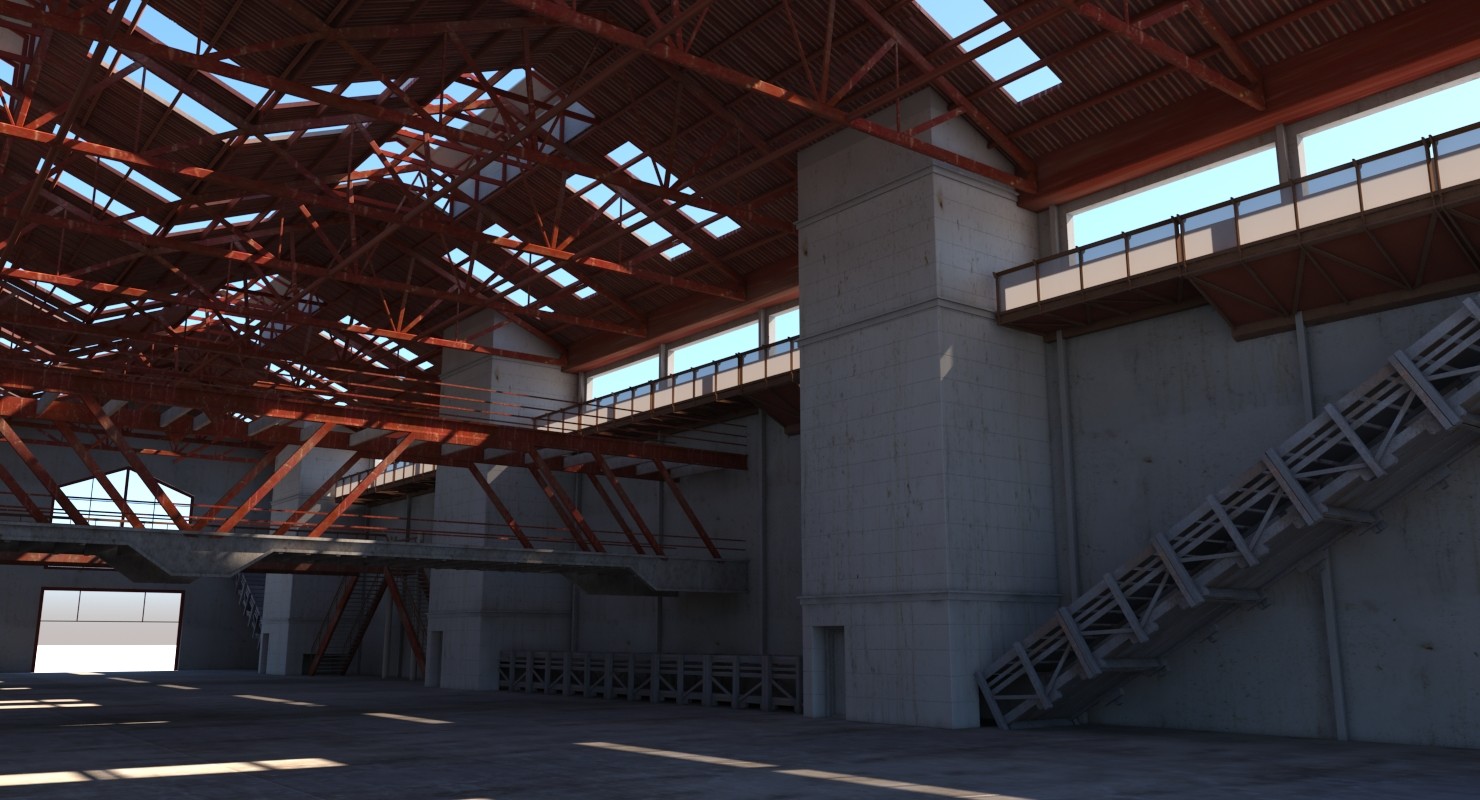 ArtStation 3D Warehouse Interior 03 Resources